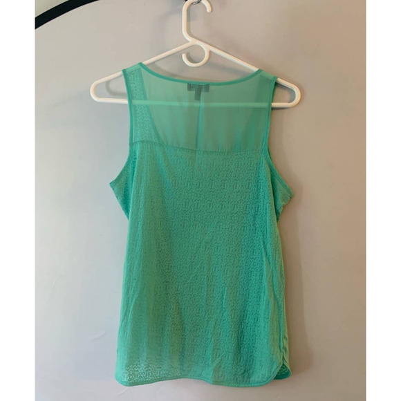 The Limited Blue Green Sheer Tank Top S - Picture 7 of 8